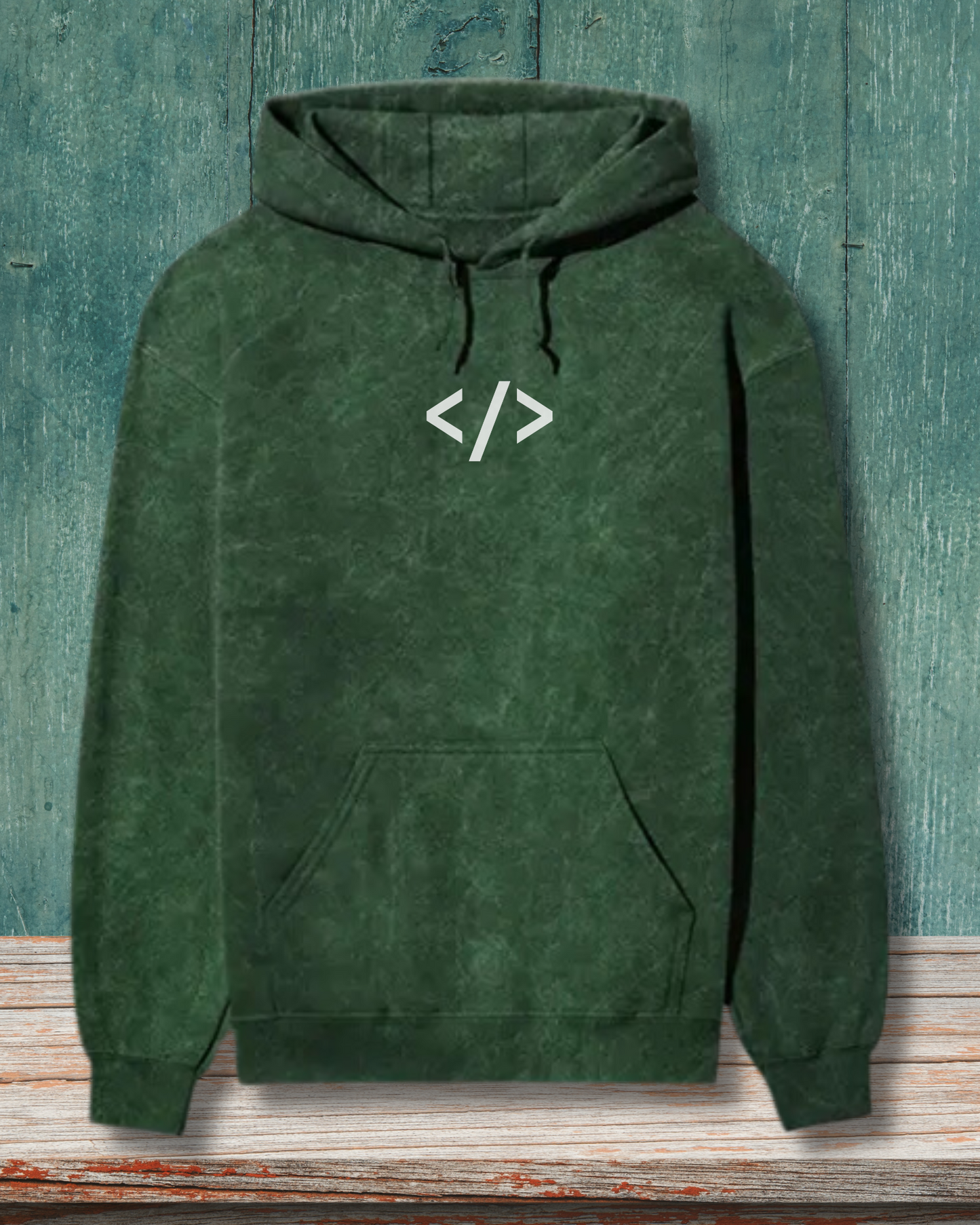 Autonomous Coder Acid Wash Hoodie - Premium Coding Hoodie for Programmers by DevHero