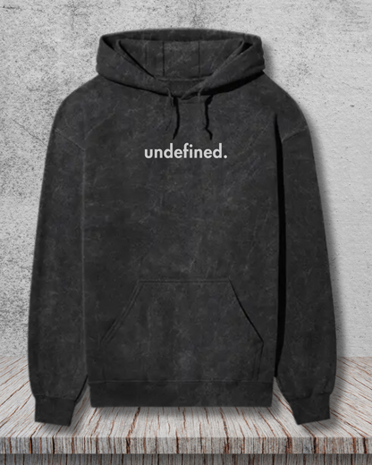 Undefined Acid Wash Hoodie - Iconic Coding Geek Hoodie by DevHero